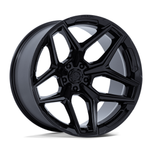 17" FUEL WHEELS FC854 FLUX 5 BLACKOUT OFF-ROAD RIMS