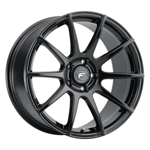 19" FORGESTAR WHEELS CF10 GLOSS BLACK FINISH RIMS