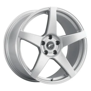 19" FORGESTAR WHEELS CF5 GLOSS SILVER FINISH RIMS