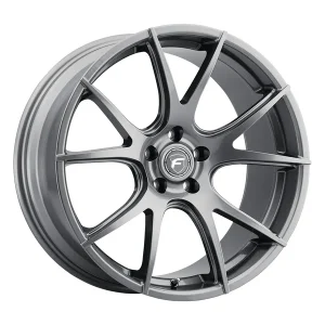 18" FORGESTAR WHEELS CFV5 GLOSS ANTHRACITE FINISH RIMS