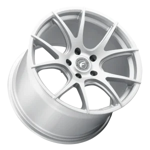 18" FORGESTAR WHEELS CFV5 GLOSS SILVER FINISH RIMS - Image 3