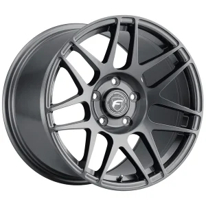 17" FORGESTAR WHEELS F14 DRAG GLOSS ANTHRACITE FINISH RIMS