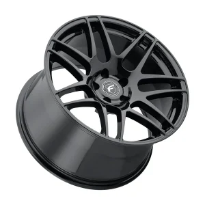 20" FORGESTAR WHEELS F14 GLOSS BLACK FINISH RIMS - Image 3