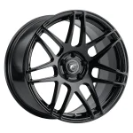 22" FORGESTAR WHEELS F14 GLOSS BLACK FINISH RIMS