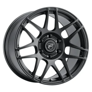 20" FORGESTAR WHEELS F14 DRAG SATIN BLACK FINISH RIMS