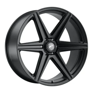 24" FORGESTAR WHEELS X6 SATIN BLACK FINISH RIMS