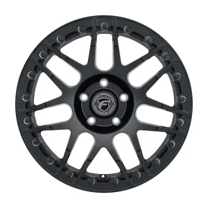 17" FORGESTAR WHEELS F14 BEADLOCK SATIN BLACK FINISH RIMS - Image 2