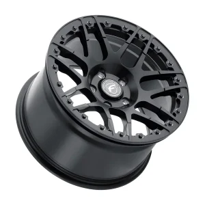 17" FORGESTAR WHEELS F14 BEADLOCK SATIN BLACK FINISH RIMS - Image 3