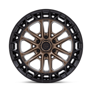 17" FUEL WHEEL FC874 CELSIUS MATTE BRONZE WITH MATTE BLACK LIP OFF-ROAD RIMS - Image 3