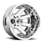 17" FUEL WHEELS D536 MAVERICK DUALLY 8-LUG CHROME PLATED OFF-ROAD RIMS