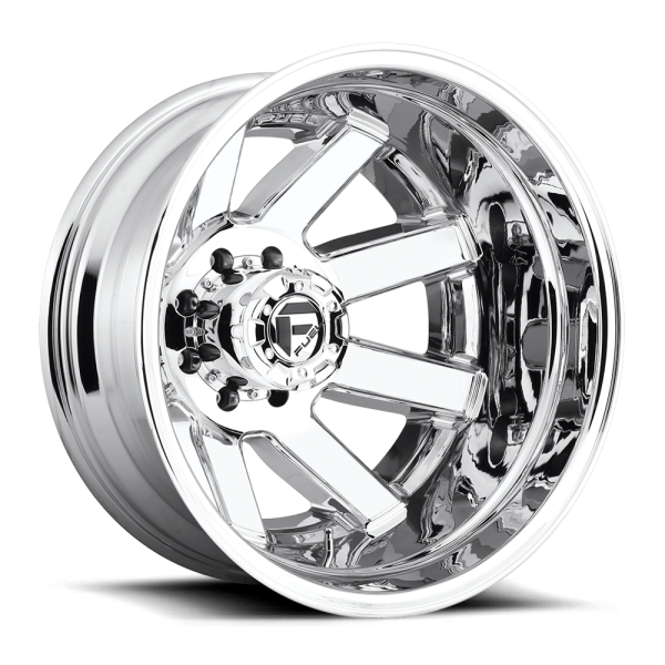 17" FUEL WHEELS D536 MAVERICK DUALLY 8-LUG CHROME PLATED OFF-ROAD RIMS
