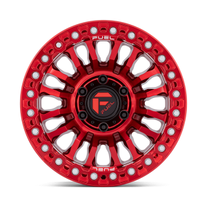 17" FUEL WHEELS FC125 RINCON BEADLOCK CANDY RED OFF-ROAD RIMS - Image 3