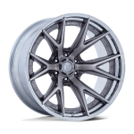 17" FUEL WHEELS FC402 CATALYST PLATINUM WITH CHROME LIP OFF-ROAD FUSION FORGED RIMS