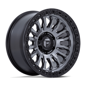 17" FUEL WHEELS FC857 RINCON SBL MATTE GUNMETAL WITH BLACK LIP OFF-ROAD RIMS