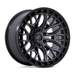 17" FUEL WHEELS FC869 SIGMA MATTE GUNMETAL WITH MATTE BLACK LIP OFF-ROAD RIMS
