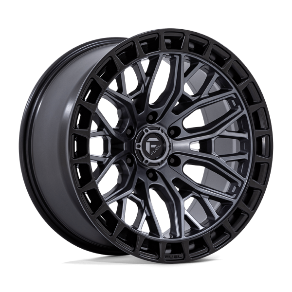 17" FUEL WHEELS FC869 SIGMA MATTE GUNMETAL WITH MATTE BLACK LIP OFF-ROAD RIMS