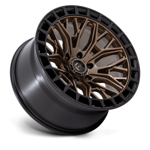 17" FUEL WHEELS FC869 SIGMA MATTE BRONZE WITH MATTE BLACK LIP OFF-ROAD RIMS - Image 2