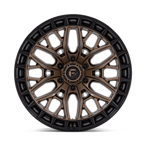 17" FUEL WHEELS FC869 SIGMA MATTE BRONZE WITH MATTE BLACK LIP OFF-ROAD RIMS - Image 3
