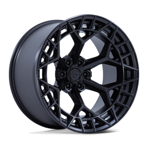 17" FUEL WHEELS FC873 CHARGER GLOSS BLACK BRUSHED FACE WITH DARK TINT 5-LUG OFF-ROAD RIMS