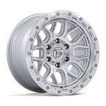 17" FUEL WHEELS FC881 SURGE GLOSS SILVER WITH MACHINED FACE OFF-ROAD RIMS
