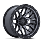 17" FUEL WHEELS FC881 SURGE GLOSS BLACK MACHINED WITH GRAY TINT OFF-ROAD RIMS
