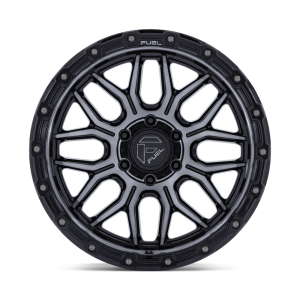 17" FUEL WHEELS FC881 SURGE GLOSS BLACK MACHINED WITH GRAY TINT OFF-ROAD RIMS - Image 3