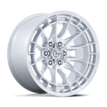 17" FUEL WHEELS FC888 REVOLT HYPER SILVER WITH MACHINED FACE OFF-ROAD RIMS