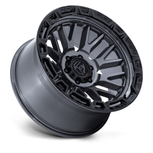 17" FUEL WHEELS FC890 RAIL GLOSS GUNMETAL WITH GLOSS BLACK LIP OFF-ROAD RIMS - Image 2