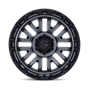 17" FUEL WHEELS FC890 RAIL GLOSS GUNMETAL WITH GLOSS BLACK LIP OFF-ROAD RIMS - Image 3