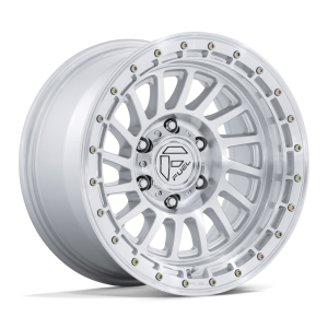 17" FUEL WHEELS FC897 HAVOC GLOSS SILVER WITH MACHINED FACE OFF-ROAD RIMS
