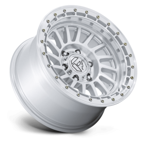 17" FUEL WHEELS FC897 HAVOC GLOSS SILVER WITH MACHINED FACE OFF-ROAD RIMS - Image 2