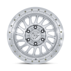 17" FUEL WHEELS FC897 HAVOC GLOSS SILVER WITH MACHINED FACE OFF-ROAD RIMS - Image 3
