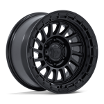 17" FUEL WHEELS FC897 HAVOC MATTE BLACK WITH GLOSS BLACK LIP OFF-ROAD RIMS
