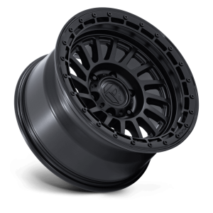 17" FUEL WHEELS FC897 HAVOC MATTE BLACK WITH GLOSS BLACK LIP OFF-ROAD RIMS - Image 2