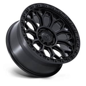 17" FUEL WHEELS FC901 TALON GLOSS BLACK WITH GUNMETAL LIP OFF-ROAD RIMS - Image 2