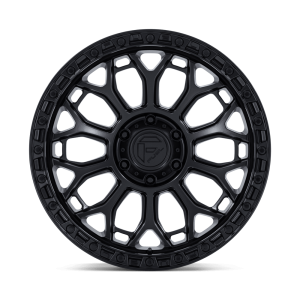 17" FUEL WHEELS FC901 TALON GLOSS BLACK WITH GUNMETAL LIP OFF-ROAD RIMS - Image 3