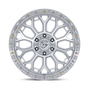 17" FUEL WHEELS FC901 TALON GLOSS SILVER WITH MACHINED FACE OFF-ROAD RIMS - Image 3