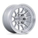 17" FUEL WHEELS FC902 SPUR GLOSS SILVER WITH MACHINED FACE OFF-ROAD FLOW FORMED RIMS