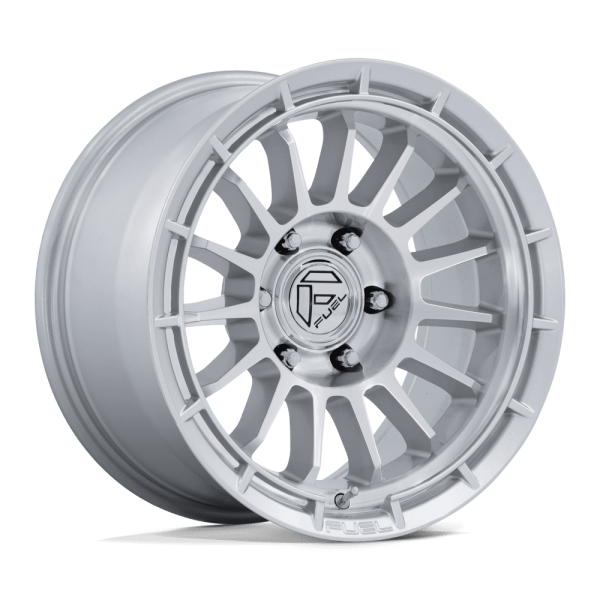 17" FUEL WHEELS FC905 ASCEND GLOSS SILVER WITH MACHINED FACE OFF-ROAD RIMS