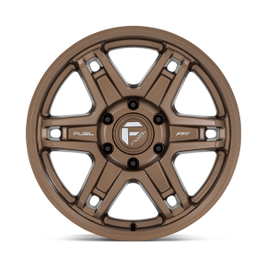 17" FUEL WHEELS D837 SLAYER MATTE BRONZE OFF-ROAD RIMS - Image 2