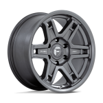 17" FUEL WHEELS D838 SLAYER MATTE GUNMETAL OFF-ROAD RIMS