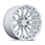 17" FUEL WHEELS FC882 TRAX GLOSS SILVER WITH MACHINED FACE OFF-ROAD RIMS