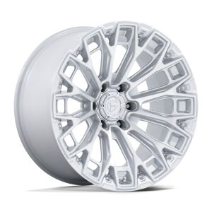 17" FUEL WHEELS FC882 TRAX GLOSS SILVER WITH MACHINED FACE OFF-ROAD RIMS