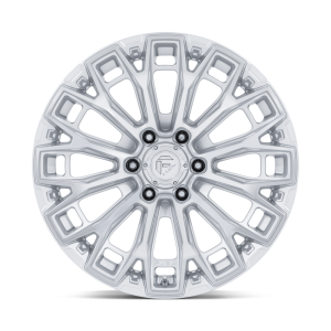 17" FUEL WHEELS FC882 TRAX GLOSS SILVER WITH MACHINED FACE OFF-ROAD RIMS - Image 3