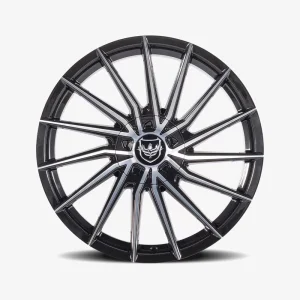 20" GIANNA WHEELS VELOCE GLOSS BLACK MACHINED FINISH RIMS - Image 2