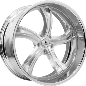 26" ARTIS FORGED KOKOMO BRUSHED FACE CHROME LIP FINISH RIMS