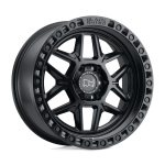 18" BLACK RHINO WHEELS KELSO MATTE BLACK FINISH BLACK BOLTS OFF-ROAD RIMS