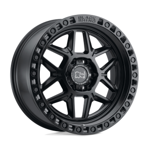 18" BLACK RHINO WHEELS KELSO MATTE BLACK FINISH BLACK BOLTS OFF-ROAD RIMS