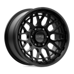 20" KMC WHEELS KM722 TECHNIC SATIN BLACK FINISH RIMS