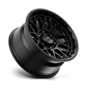 20" KMC WHEELS KM722 TECHNIC SATIN BLACK FINISH RIMS - Image 3